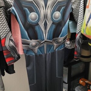 Marvel Blue and Black Superhero Costume